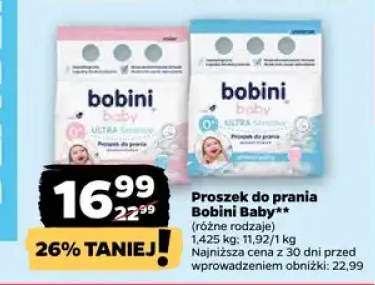 Proszek do prania Bobini Baby różne rodzaje