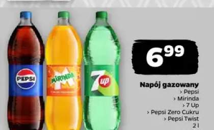 Napój gazowany Pepsi, Pepsi Zero Cukru, Pepsi Twist 2 l