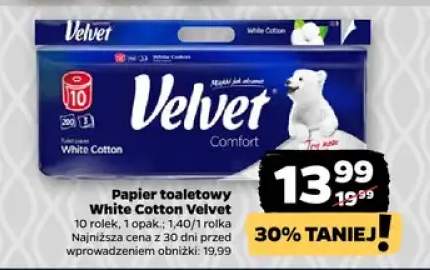 Papier toaletowy White Cotton