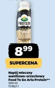Napój mleczny waniliowo-orzechowy proteinowy Food To Go 