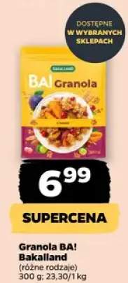 Granola BA! różne rodzaje
