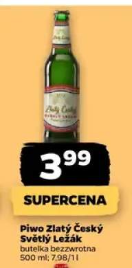 Piwo Zlatý Český Světlý Ležák