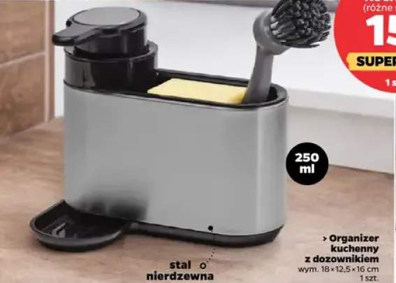 Organizer kuchenny z dozownikiem