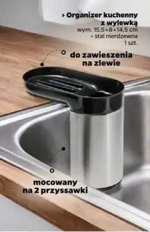 Organizer kuchenny z wylewką