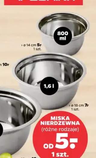 Miska nierdzewna 1,6 l