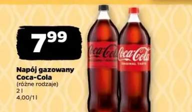 Napój gazowany (różne rodzaje)