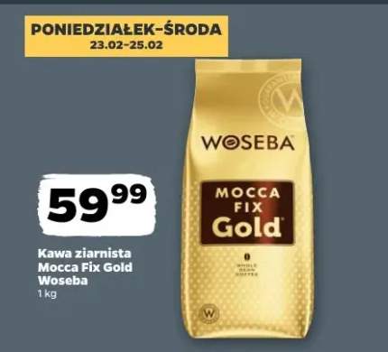 Kawa ziarnista Mocca Fix Gold