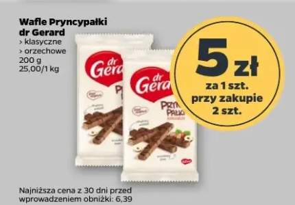 Wafle pryncypałki klasyczne, orzechowe