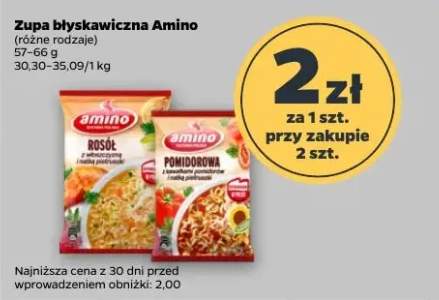 Zupa błyskawiczna różne rodzaje