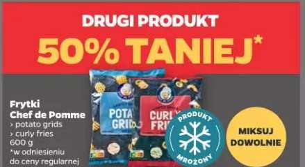 Frytki chef de pomme potato grids, frytki frytas