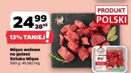 Mięso wołowe na gulasz