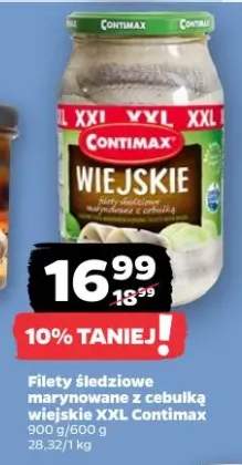 Filety śledziowe marynowane z cebulką wiejskie XXL