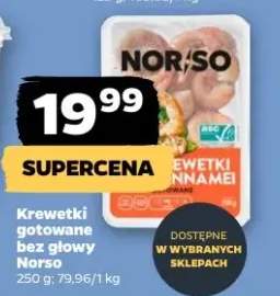 Krewetki gotowane bez głowy