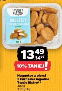 Nuggetsy z piersi z kurczaka łagodne