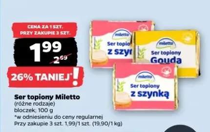 Ser topiony różne rodzaje bloczek