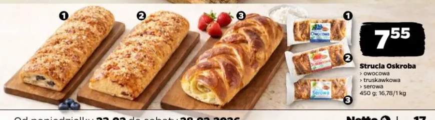 Strucla Oskroba serowa