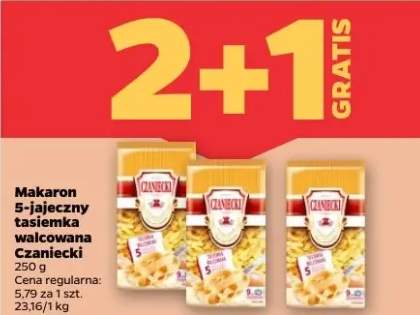 Makaron 5-jajeczny tasiemka walcowana