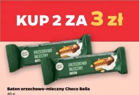 Baton orzechowo-mleczny