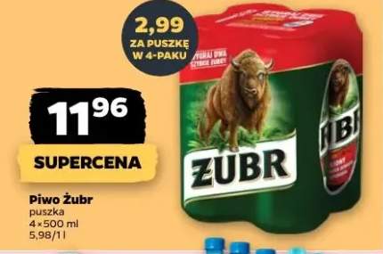 Piwo Żubr 4-pak