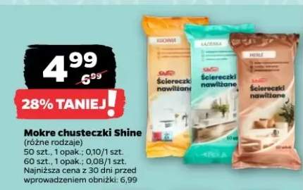 Mokre chusteczki Shine