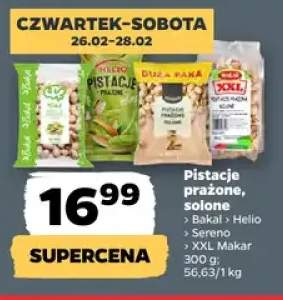 Pistacje prażone, solone