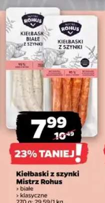 Kiełbaski z szynki klasyczne