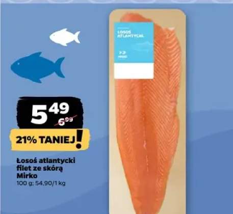 Łosoś atlantycki filet ze skórą