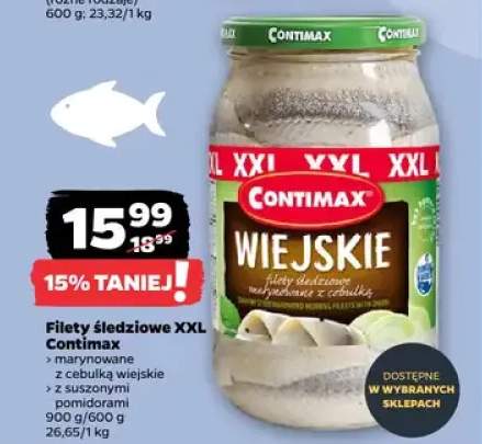 Filety śledziowe XXL z suszonymi pomidorami