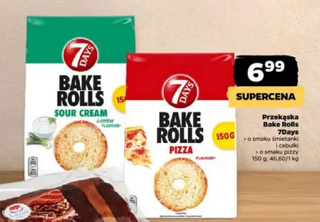 Przekąska Bake Rolls o smaku pizzy