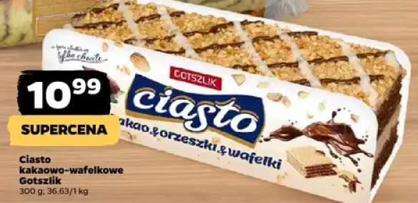 Ciasto kakaowo-wafelkowe