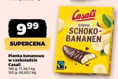 Pianka bananowa w czekoladzie