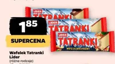 Wafelek Tatranki, różne rodzaje