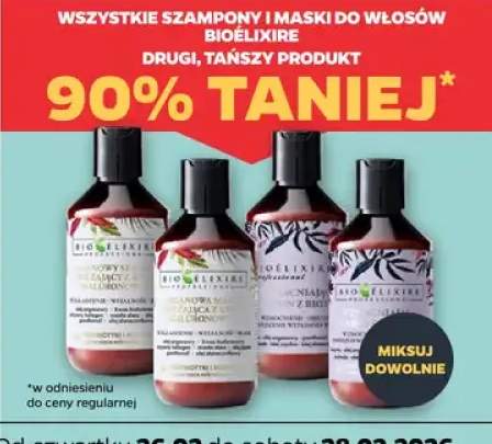 Wszystkie szampony i maski do włosów Bioelixire DRUGI -90%