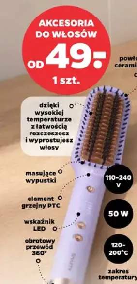 Szczotka prostująca do włosów