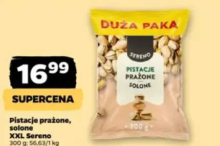 Pistacje prażone, solone XXL Sereno
