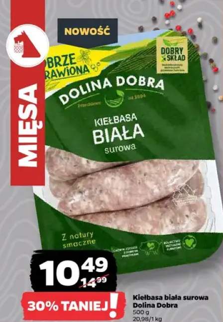 Kiełbasa biała surowa