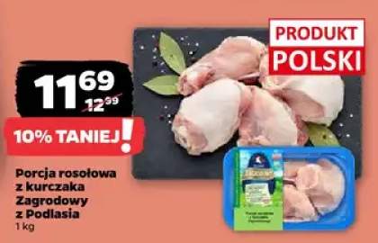 Porcja rosolowa z kurczaka z ogrodów z podlasia