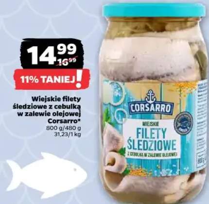 Wiejskie filety śledziowe z cebulką w zalewie olejowej