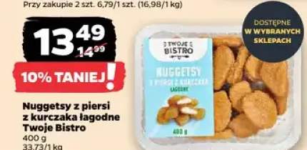 Nuggetsy z piersi z kurczaka łagodne