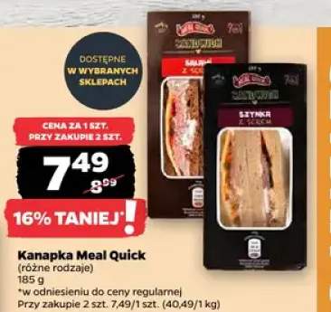 Kanapka Meal Quick (różne rodzaje)