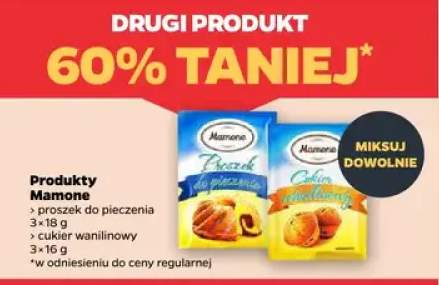 Produkty proszek do pieczenia, cukier wanilinowy