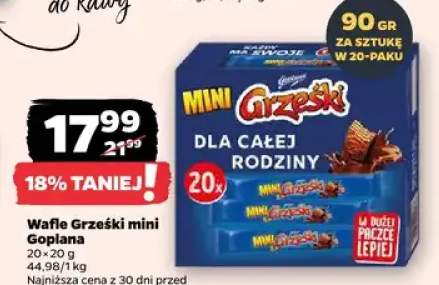 Wafle grzeski mini goplana