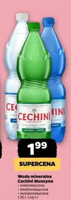 Woda mineralna Cechini Muszyna