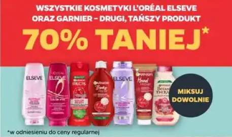 Kosmetyki L'Oréal Elseve oraz Garnier