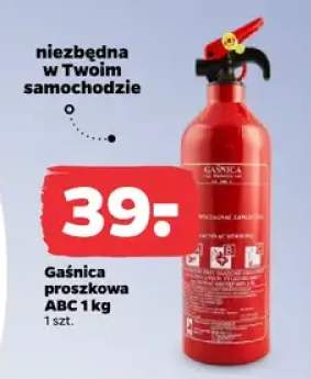 Gaśnica proszkowa ABC