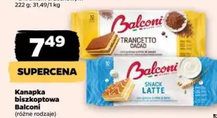 Kanapka biszkoptowa balconi snack latte