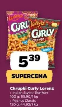 Chrupki curly lorenz indiana style, tex-mex