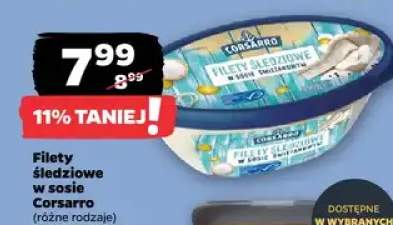 Filety śledziowe w sosie Corsarro