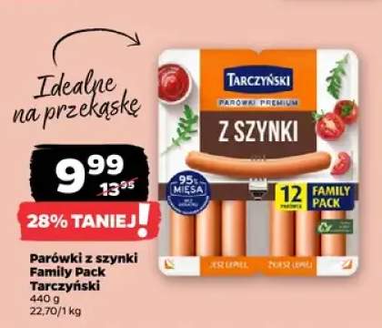 Parówki z szynki Family Pack