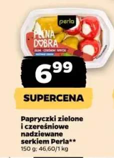 Papryczki czerwone i pepperoni nadziewane serkiem miks oliwek w ziołach